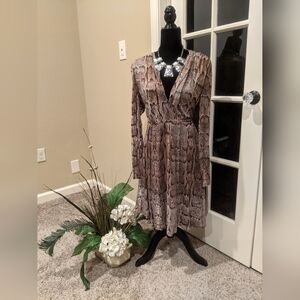 🔥H&M Animal Print Dress SzM